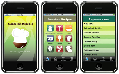 Jamaican Recipes iPhone App